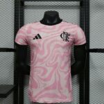 Flamengo 2025-26 Pink Swirl Pattern Special Edition Jersey Player Version