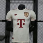 Bayern Munich 2025-26 Cream Red 125th Anniversary Special Edition Jersey Player Version