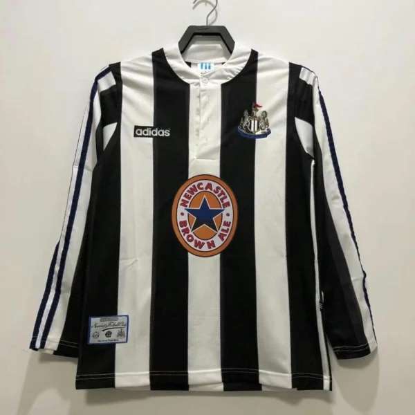 Newcastle United 1995-97 Home Retro Long Sleeve Jersey