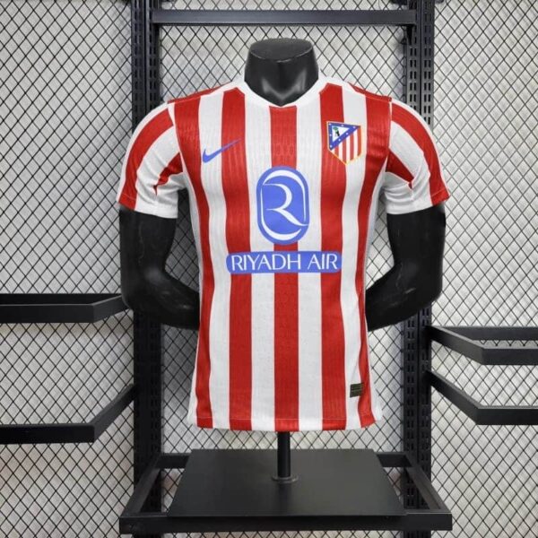 Atletico Madrid 2025-26 Home Jersey Player Version