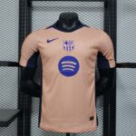 Barcelona 2025-26 Champagne Gold Special Edition Jersey Player Version