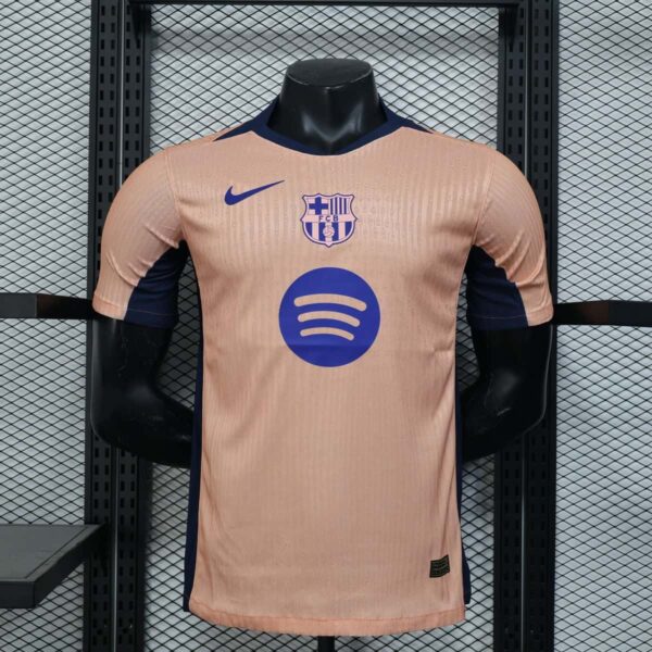 Barcelona 2025-26 Champagne Gold Special Edition Jersey Player Version