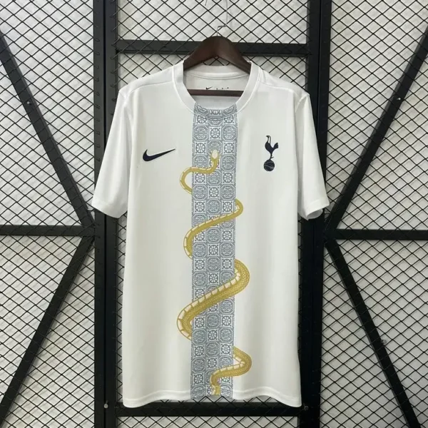 Tottenham Hotspur 2025-26 White Snake Training Jersey