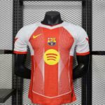Barcelona 2025-26 Red White Stripe Special Edition Jersey Player Version