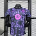 Barcelona 2025-26 Purple Black Marble Special Edition Jersey Player Version