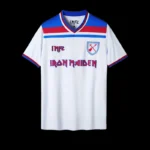 Iron Maiden x West Ham United White Retro Jersey