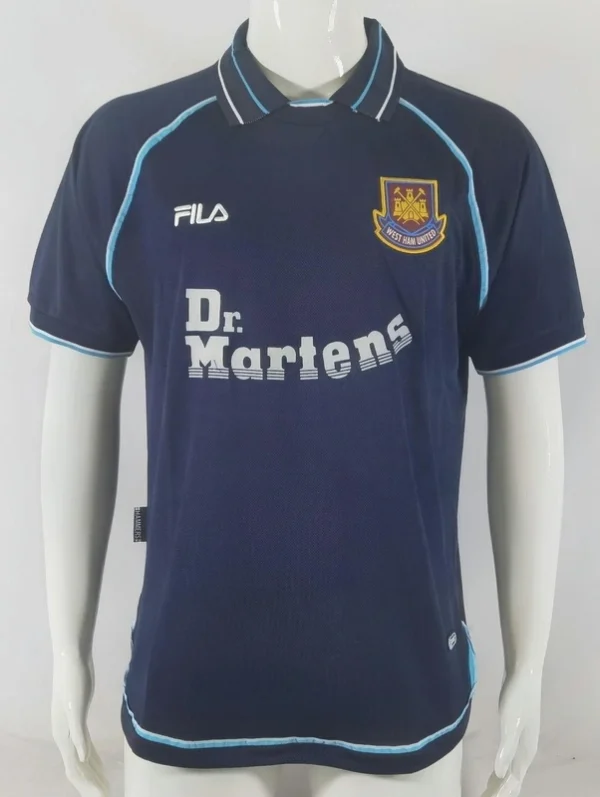 West Ham United 1999-01 Second Away Retro Jersey