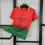 AC Milan 2025-26 Red & Green Co-Branded Diavoli OFF-WHITE Jersey