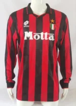 AC Milan 1993-94 Home Retro Long Sleeve Jersey