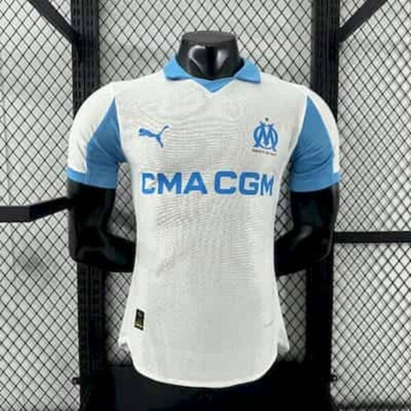 Olympique de Marseille 2025-26 Home Jersey Player Version