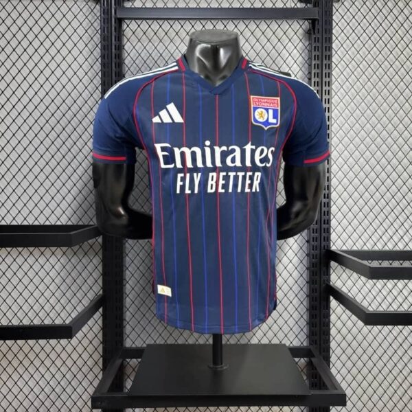 Olympique Lyonnais 2025-26 Away Jersey Player Version