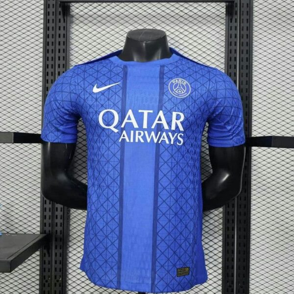 PSG 2025-26 Blue Geometric Special Edition Jersey Player Version