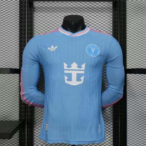 Inter Miami CF 2025-26 Second Away Long Sleeve Jersey Player Version