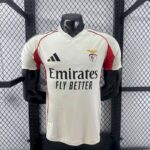 Benfica 2025-26 Away Jersey Player Version