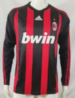 AC Milan 2008-09 Home Retro Long Sleeve Jersey