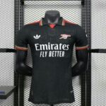 Arsenal 2025-26 Black Red Collar Special Edition Jersey Player Version