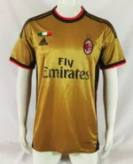 AC Milan 2013-14 Gold Retro Jersey