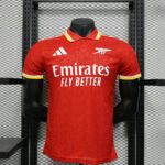 Arsenal 2025-26 Red White Collar Special Edition Jersey Player Version