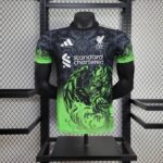 Liverpool 2025-26 Green Flame Phoenix Special Edition Jersey Player Version