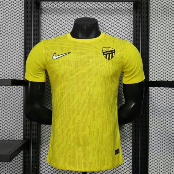 Al-Ittihad 2025-26 Yellow Training Jersey Player Version