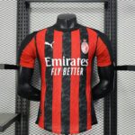 AC Milan 2025-26 Home Jersey Player Version