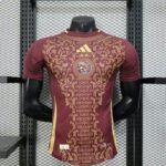 Algeria 2025-26 Maroon Gold Floral Special Edition Jersey Player Version