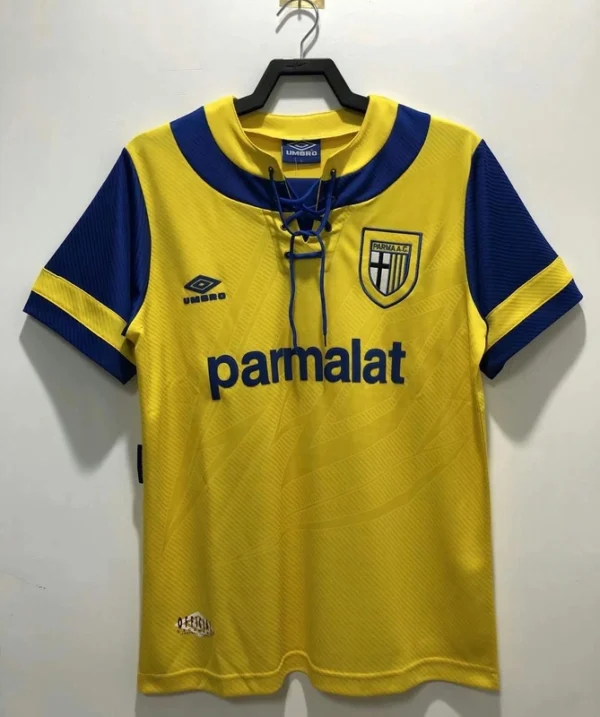 Parma 1993-95 Yellow Retro Jersey