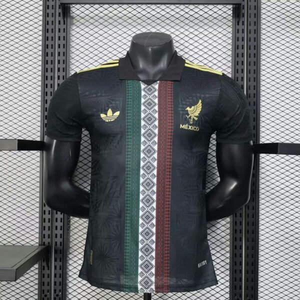 Mexico 2025-26 Black Tricolor Stripe Special Edition Jersey Player Version