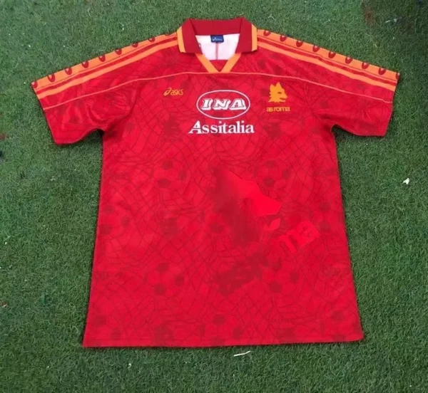 AS Roma 1995-96 Home Retro Jersey