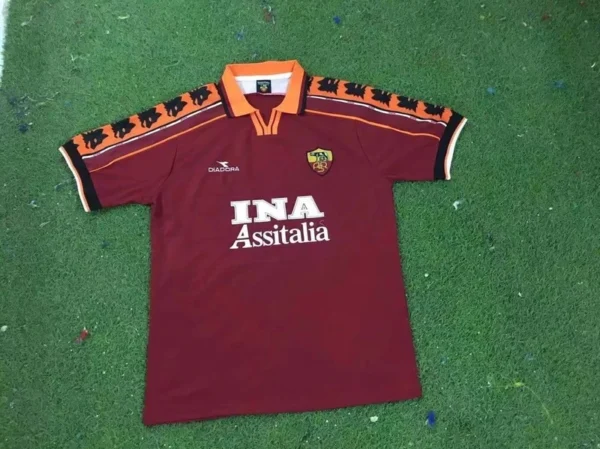 AS Roma 1998-99 Home Retro Jersey