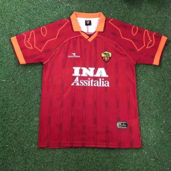 AS Roma 1999-00 Home Retro Jersey