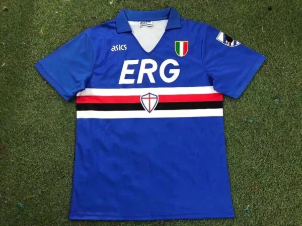 Sampdoria 1991-92 Home Retro Jersey