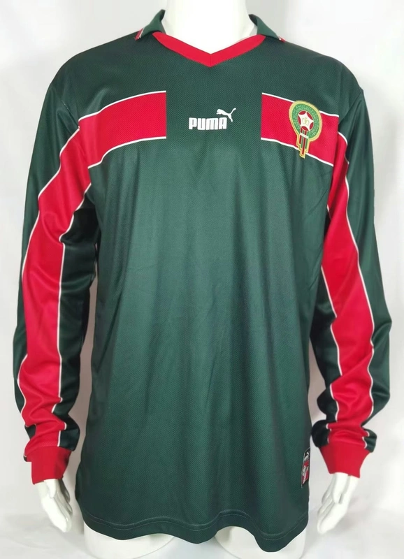 Morocco 1998-99 Home Retro Long Sleeve Jersey