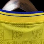 West Ham United 2008-09 Iron Maiden Yellow Retro Jersey - Image 10