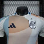 Spain 2025-26 White Beige Blue Training Jersey Player Version - Image 10