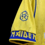 West Ham United 2008-09 Iron Maiden Yellow Retro Jersey - Image 13