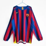 Barcelona 2005-06 Home Retro Long Sleeve Jersey - Image 16