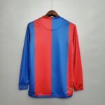 Barcelona 2006-07 Home Retro Long Sleeve Jersey - Image 2