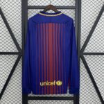 Barcelona 2017-18 Home Retro Long Sleeve Jersey - Image 2