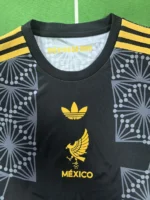 Mexico 2025-26 Black Yellow Geometric Special Edition Jersey - Image 2