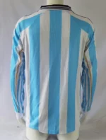 Argentina 1998-99 Home Retro Long Sleeve Jersey - Image 2