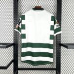 Sporting Lisbon 2000-01 Home Retro Jersey - Image 2