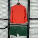 Portugal 2025-26 Home Long Sleeve Kids Kit - Image 2