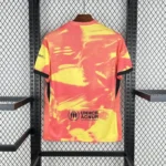 Barcelona 2025-26 Pink Yellow Pre-Match Training Jersey - Image 2