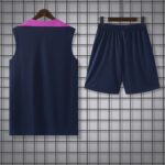 Barcelona 2025-26 Blue and Pink Vest Training Kit - Image 2