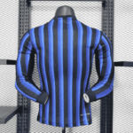 Inter Milan 2025-26 Home Long Sleeve Jersey Player Version - Image 2