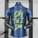 Manchester City 2025-26 Blue Graffiti Special Edition Jersey Player Version - Image 2