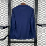 Atletico Madrid 2025-26 Blue Yellow Pre-Match Training Long Sleeve Jersey - Image 2