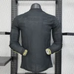 Mexico 2025-26 Gold Cup Edition Black Gold Long Sleeve Jersey Player Version - Image 2
