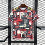Real Madrid 2025-26 Red Black Food Menu Graphic Special Edition Jersey - Image 2